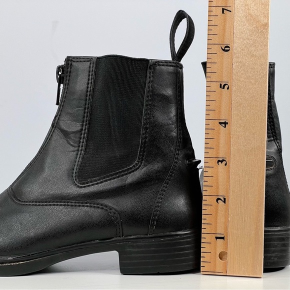 Somerset Boots Paddock English Riding Kids Equestrian Black Faux Leather 12 - Picture 10 of 15